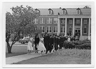 1955 commencement procession 